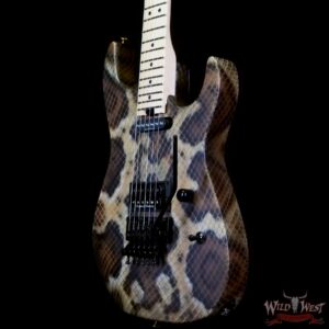 Charvel Custom Shop USA Warren DeMartini Signature Snake SH Floyd Rose Maple Neck Snakeskin Graphic - Image 2