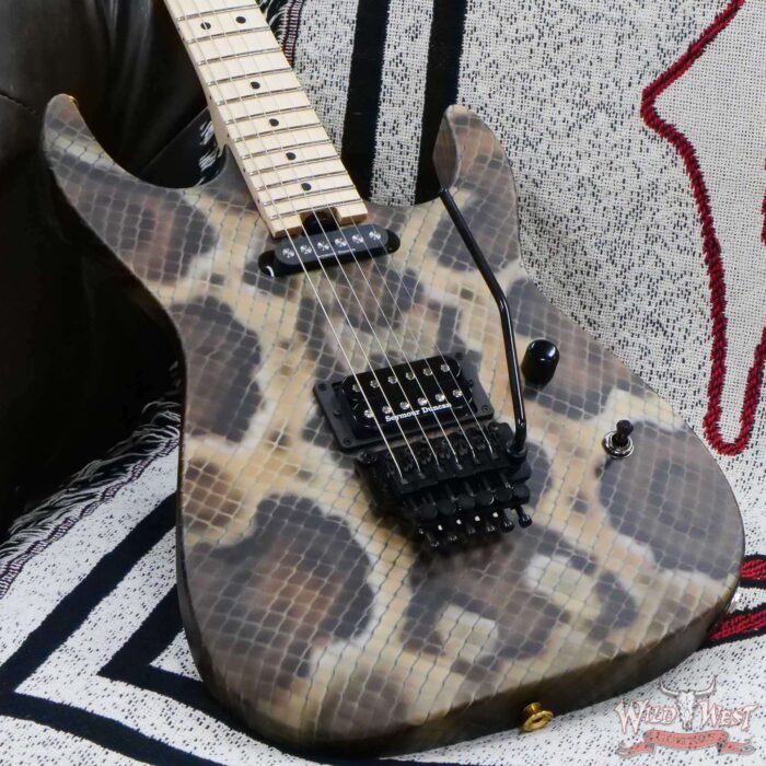 Charvel Custom Shop USA Warren DeMartini Signature Snake SH Floyd Rose Maple Neck Snakeskin Graphic - Image 8