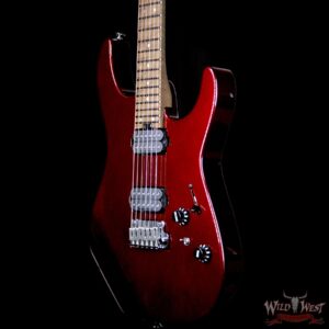 Charvel Custom Shop Charvel USA Select DK 24 Dinky HH 2PT CM Oxblood - Image 2