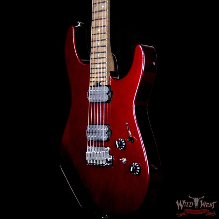 Charvel Custom Shop Charvel USA Select DK 24 Dinky HH 2PT CM Oxblood - Image 2