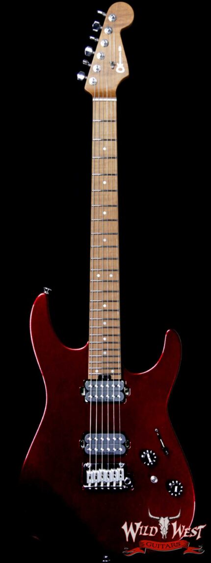Charvel Custom Shop Charvel USA Select DK 24 Dinky HH 2PT CM Oxblood