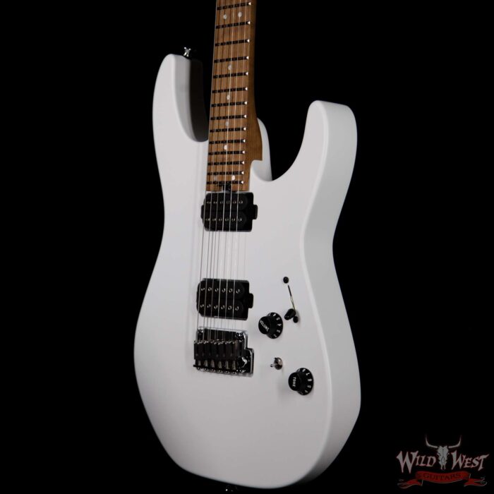 Charvel Custom Shop USA Select DK 24 Dinky HH 2PT CM Satin White - Image 2
