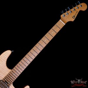 Charvel Custom Shop Guthrie Govan USA Signature HSH Flame Maple Top Caramelized Basswood Body Natural 7.90 LBS - Image 4