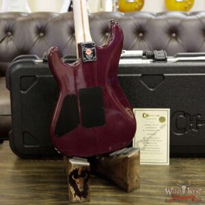 Charvel Custom Shop San Dimas Floyd Rose HH Quilt Maple Top Ebony Fretboard Trans Purple - Image 16