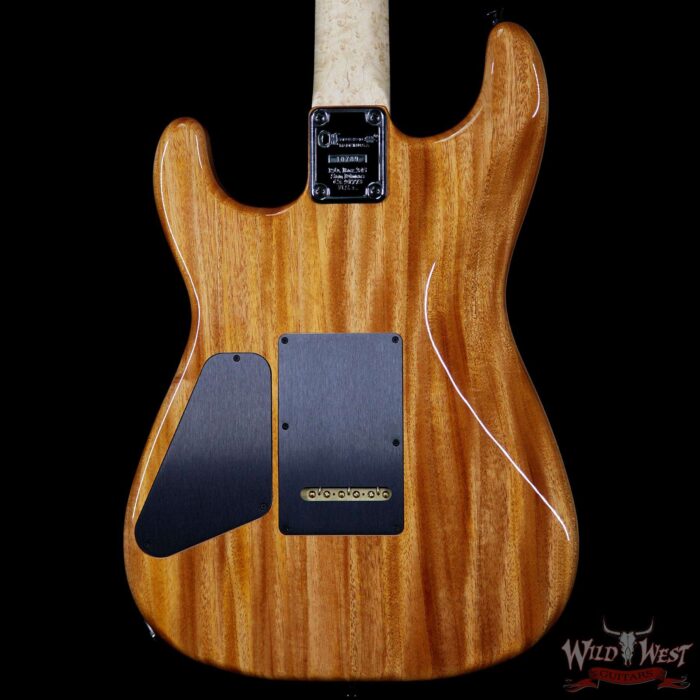 Charvel Custom Shop Wild West 011 Masterbuilt Red Dave Flame San Dimas HH Kill Switch Trans Charcoal - Image 7