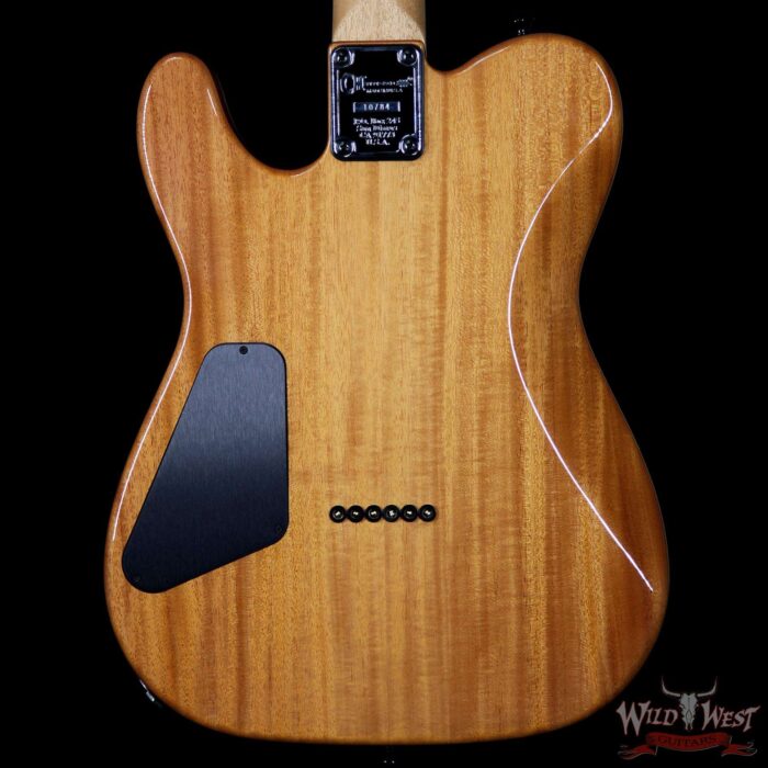 Charvel Custom Shop Wild West 008 Masterbuilt Red Dave Style 2 Flame Top Kill Switch Trans Charcoal - Image 7