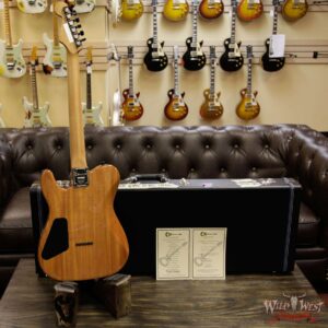 Charvel Custom Shop Wild West 008 Masterbuilt Red Dave Style 2 Flame Top Kill Switch Trans Charcoal - Image 15