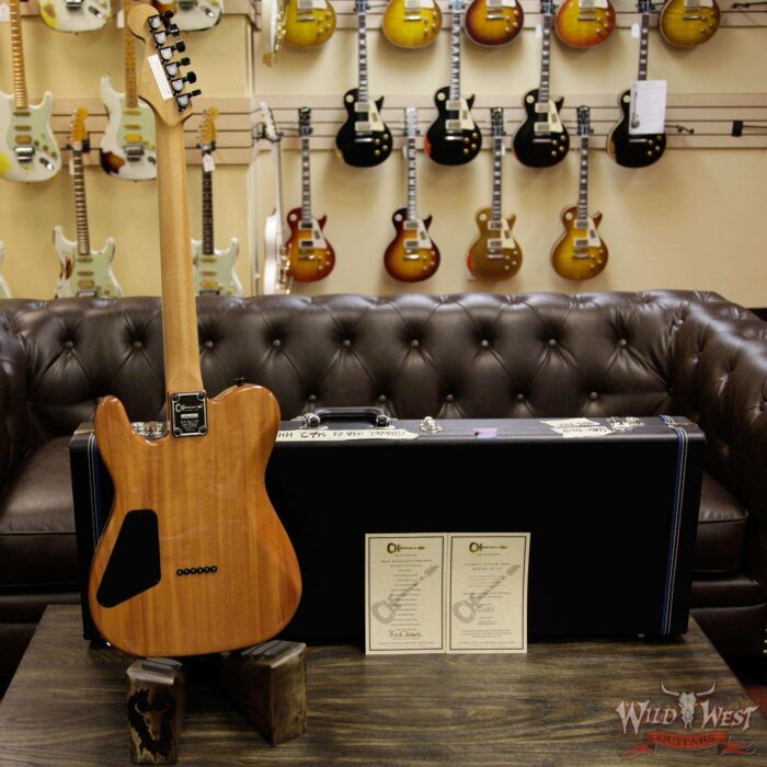 Charvel Custom Shop Wild West 008 Masterbuilt Red Dave Style 2 Flame Top Kill Switch Trans Charcoal - Image 15