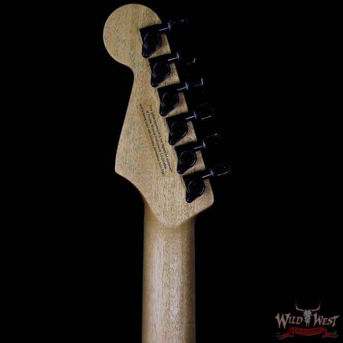 Charvel Custom Shop Wild West 008 Masterbuilt Red Dave Style 2 Flame Top Kill Switch Trans Charcoal - Image 10