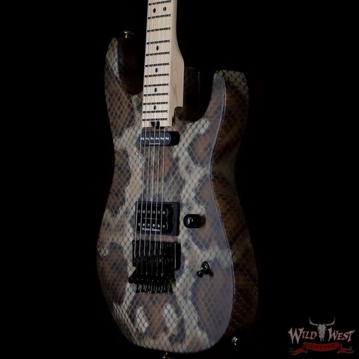 Charvel USA Warren DeMartini Signature Snake Guitar SH Floyd Rose Snakeskin Graphic Signed By Warren DeMartini - Image 3