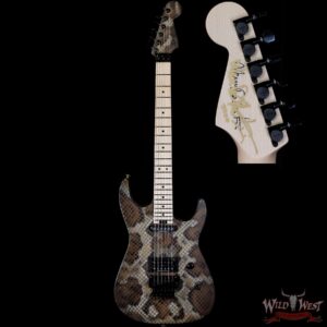 Charvel USA Warren DeMartini Signature Snake Guitar SH Floyd Rose Snakeskin Graphic Signed By Warren DeMartini - Image 2