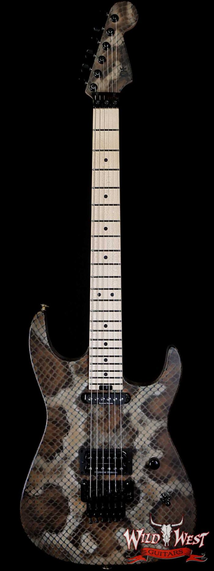 Charvel USA Warren DeMartini Signature Snake Guitar SH Floyd Rose Snakeskin Graphic Signed By Warren DeMartini - Image 1
