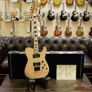 Charvel Custom Shop WW006 Masterbuilt Red Dave Style 2 HH Quilt Maple Top Birdseye Maple Board Natural - Image 11
