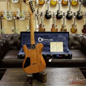 Charvel Custom Shop WW006 Masterbuilt Red Dave Style 2 HH Quilt Maple Top Birdseye Maple Board Natural - Image 13