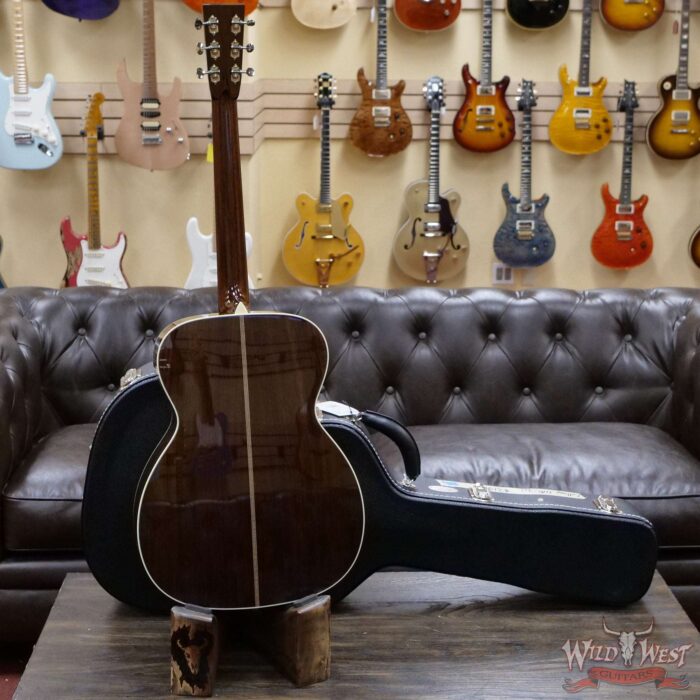 Collings OM Series OM2H Sitka Spruce Top East Indian Rosewood Back & Sides 45 Style Inlays Sunburst - Image 9