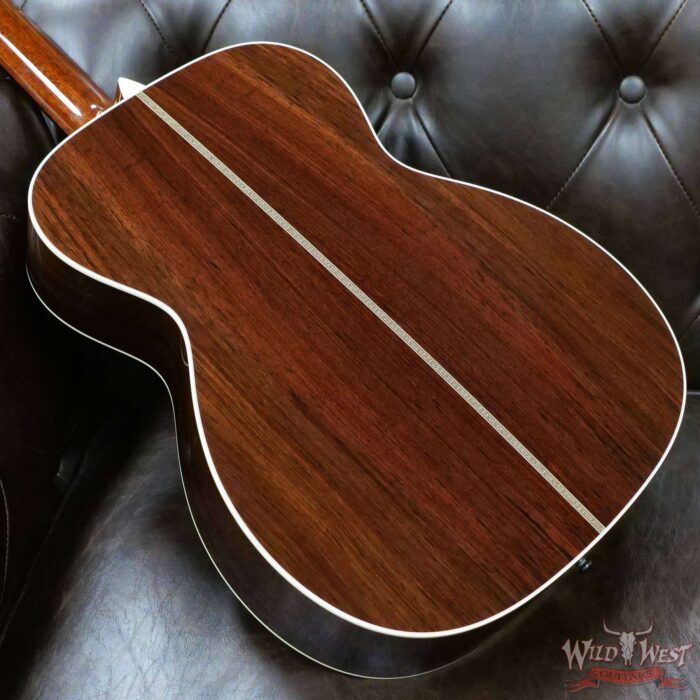 Collings OM Series OM2H Sitka Spruce Top East Indian Rosewood Back & Sides 45 Style Inlays Sunburst - Image 11