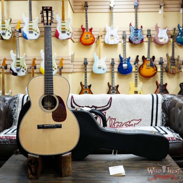 Collings 000 Series 0002H Sitka Spruce Top East Indian Rosewood Back & Sides Natural 4.10 LBS - Image 6