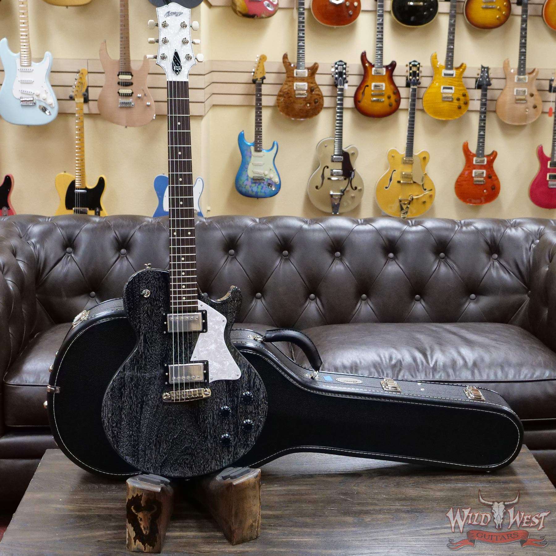 collings-290211661-d1__wwg.jpg Collings 290 Singlecut HH Lollar Imperial Humbuckers Pearloid Headstock Veneer Rosewood Fingerboard Doghair - Image 6