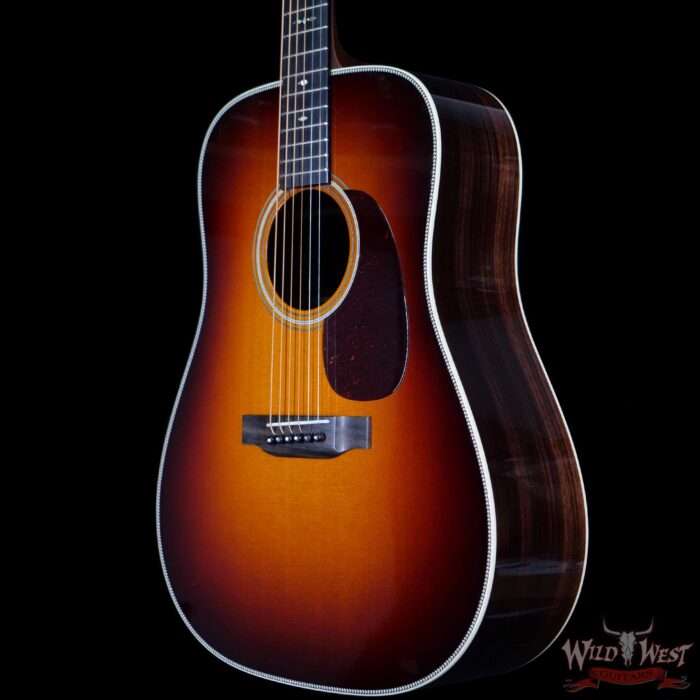 Collings D Serise Dreadnought D2H Sitka Spruce Top East Indian Rosewood Back & Sides Sunburst - Image 2