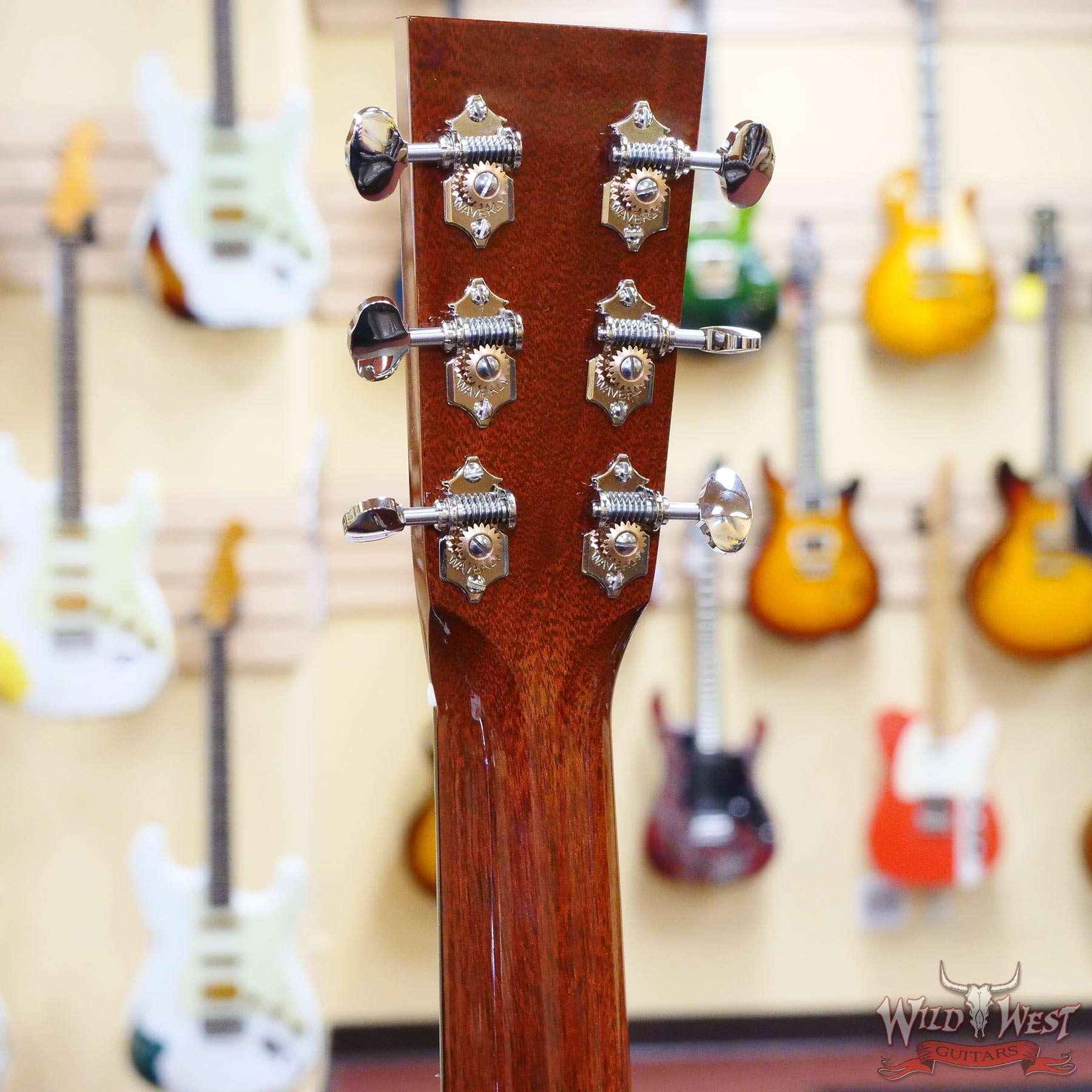 collings-33203-d6__wwg.jpg Collings OM Series OM1 Sitka Spruce Top Honduran Mahogany Back & Sides 45 Style Snowflake Inlays Sunburst - Image 11