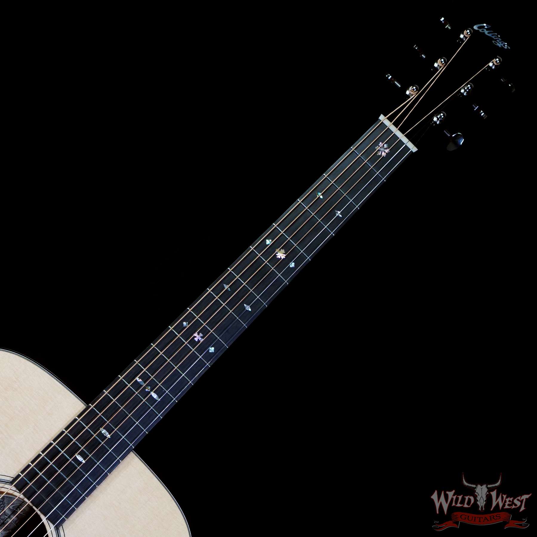 collings-33240-c2__wwg.jpg Collings D Serise Dreadnought D1 Sitka Spruce Top Honduran Mahogany Back & Sides 45 Style Snowflake Inlays Natural - Image 4