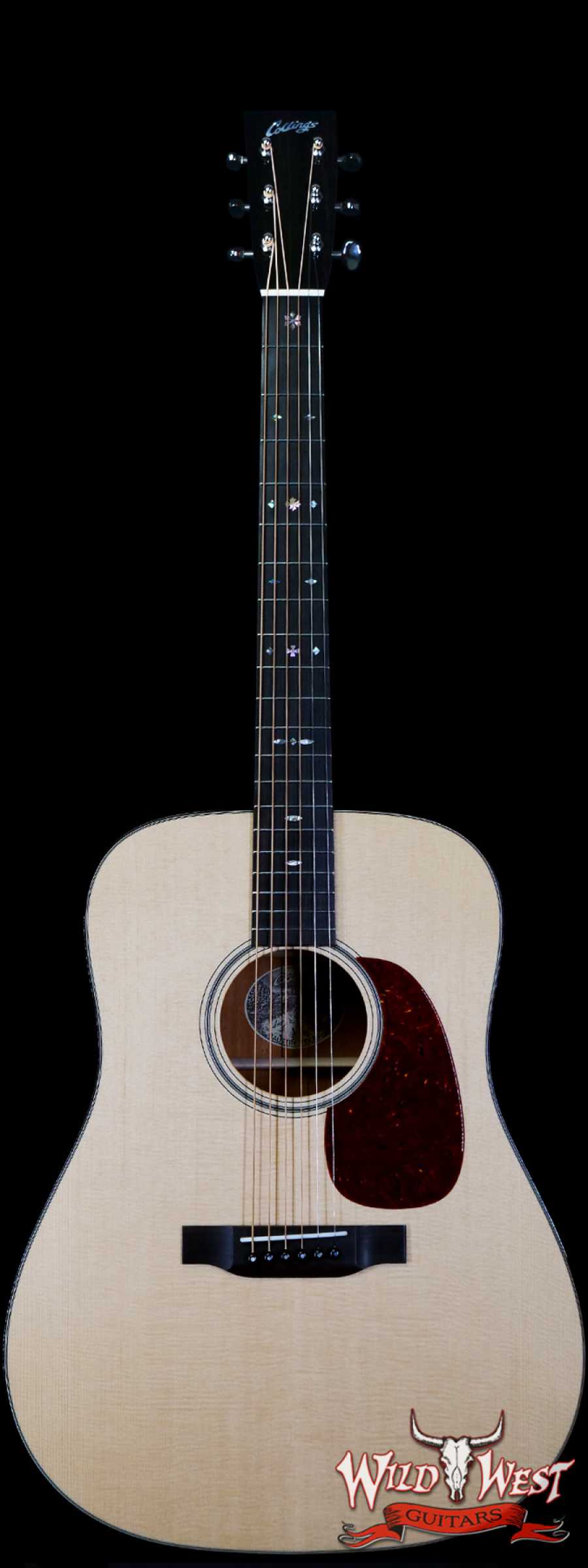 collings-33240-main__wwg_large.jpg Collings D Serise Dreadnought D1 Sitka Spruce Top Honduran Mahogany Back & Sides 45 Style Snowflake Inlays Natural - Image 1