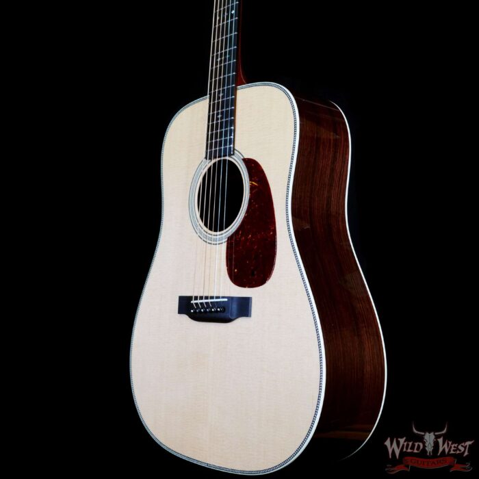 Collings D Serise Dreadnought D2H Sitka Spruce Top East Indian Rosewood Back & Sides 45 Style Snowflake Inlays Natural - Image 2