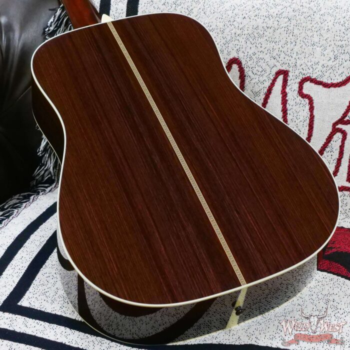 Collings D Serise Dreadnought D2H Sitka Spruce Top East Indian Rosewood Back & Sides 45 Style Snowflake Inlays Natural - Image 12
