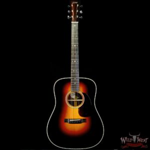 Collings D Serise Dreadnought D2H Sitka Spruce Top East Indian Rosewood Back & Sides 45 Style Snowflake Inlays Sunburst - Image 3