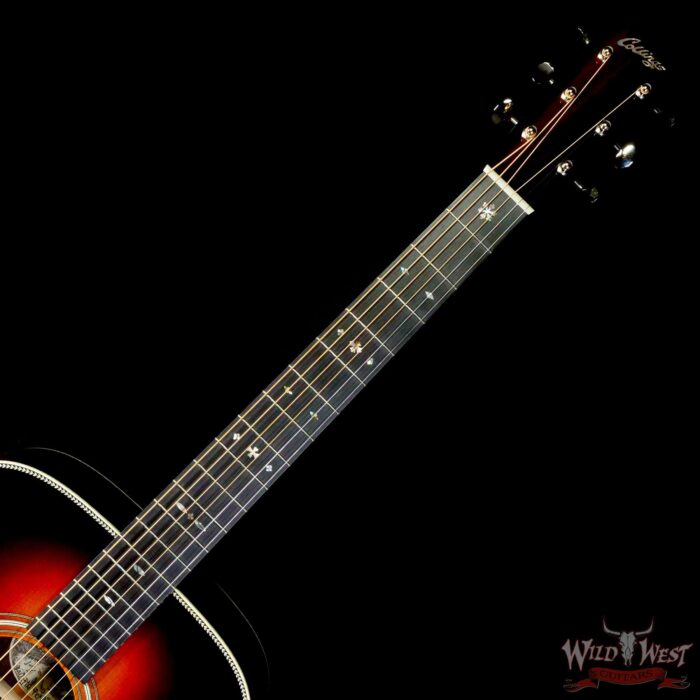 Collings D Serise Dreadnought D2H Sitka Spruce Top East Indian Rosewood Back & Sides 45 Style Snowflake Inlays Sunburst - Image 4