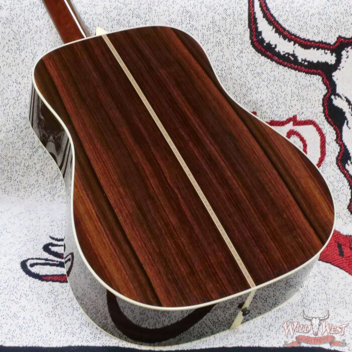 Collings D Serise Dreadnought D2H Sitka Spruce Top East Indian Rosewood Back & Sides 45 Style Snowflake Inlays Sunburst - Image 11