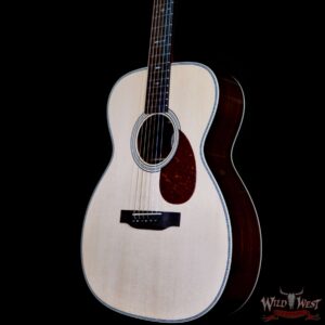 Collings OM Series OM2H Sitka Spruce Top East Indian Rosewood Back & Sides 45 Style Snowflake Inlays Natural 4.30 LBS - Image 2