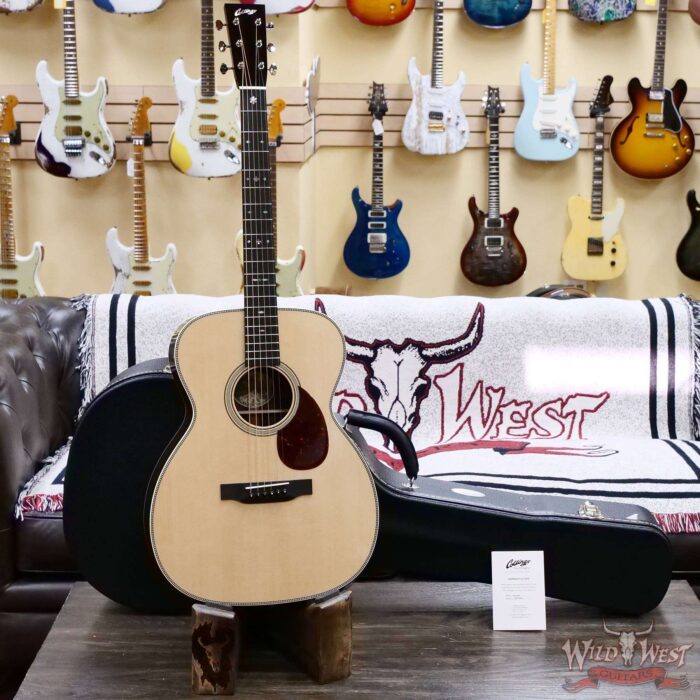 Collings OM Series OM2H Sitka Spruce Top East Indian Rosewood Back & Sides 45 Style Snowflake Inlays Natural 4.30 LBS - Image 6