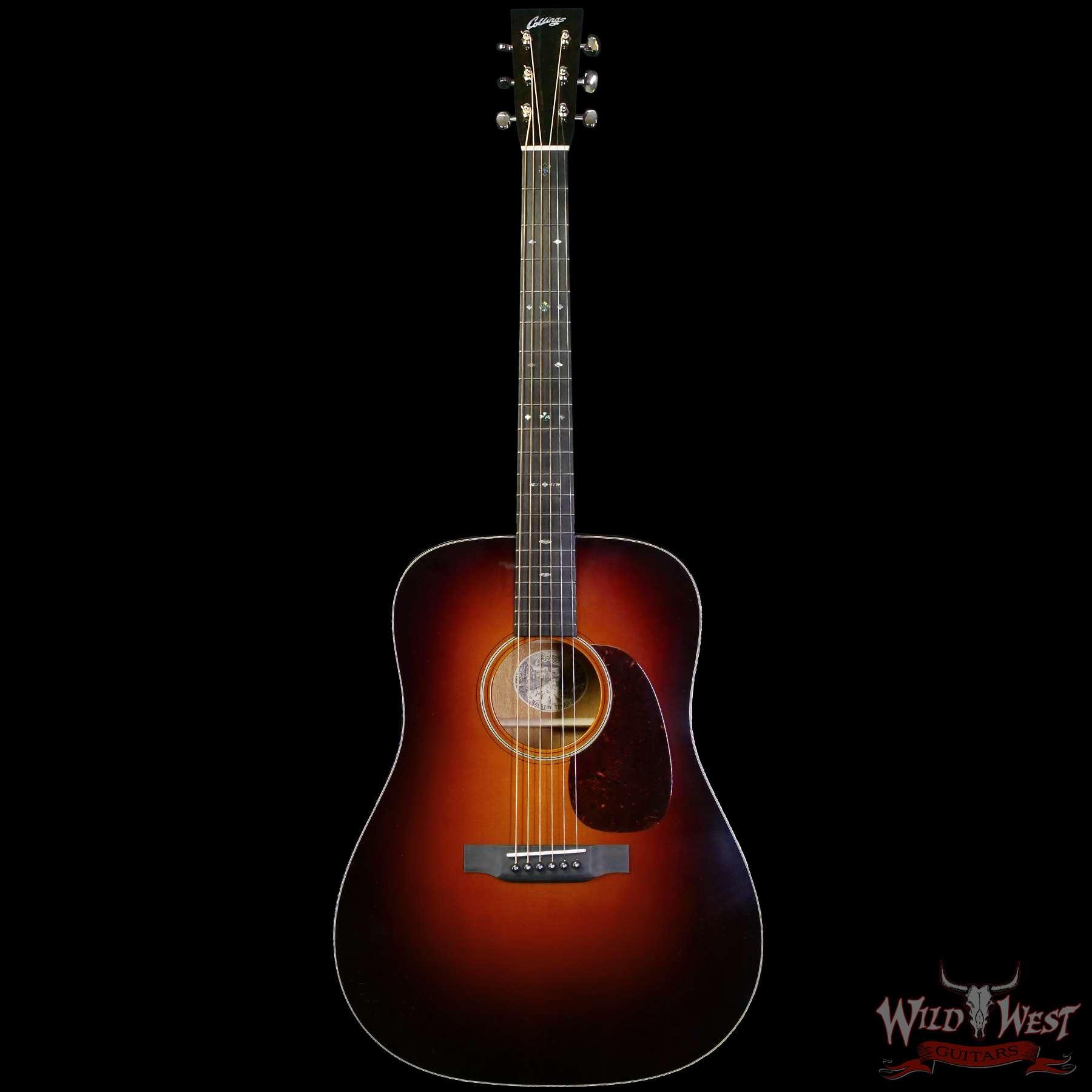 collings-35188-c1__wwg.jpg Collings D Serise Dreadnought D1 Sitka Spruce Top Honduran Mahogany Back & Sides 42 Style Snowflake Inlays Sunbusrt - Image 3