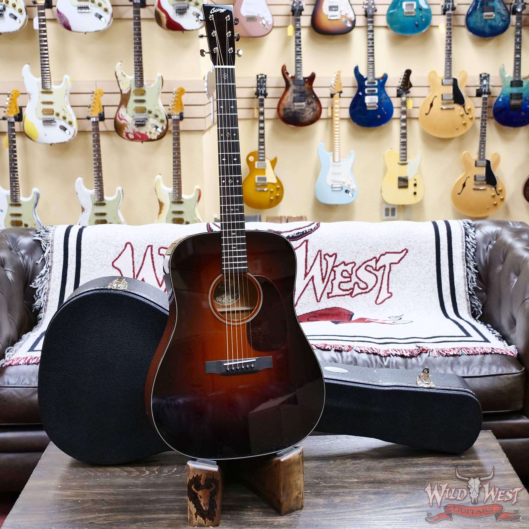 collings-35188-d1__wwg.jpg Collings D Serise Dreadnought D1 Sitka Spruce Top Honduran Mahogany Back & Sides 42 Style Snowflake Inlays Sunbusrt - Image 6
