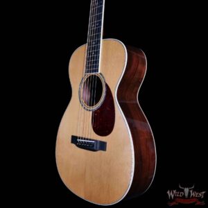 Collings Baby Series Baby-3-MR-A Baked Adirondack Spruce Top Madagascar Rosewood Back & Sides 45 Style Snowflake & Torch Peghead Inlays Natural 3.45 LBS - Image 2