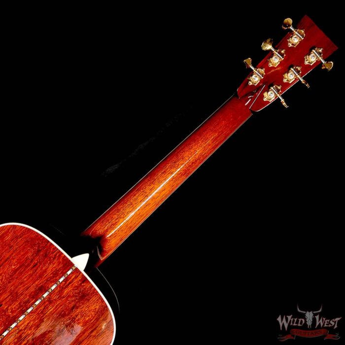 Collings Baby Series Baby-3-MR-A Baked Adirondack Spruce Top Madagascar Rosewood Back & Sides 45 Style Snowflake & Torch Peghead Inlays Natural 3.45 LBS - Image 5