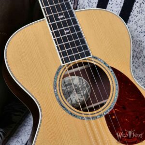 Collings Baby Series Baby-3-MR-A Baked Adirondack Spruce Top Madagascar Rosewood Back & Sides 45 Style Snowflake & Torch Peghead Inlays Natural 3.45 LBS - Image 9
