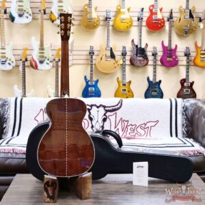 Collings Baby Series Baby-3-MR-A Baked Adirondack Spruce Top Madagascar Rosewood Back & Sides 45 Style Snowflake & Torch Peghead Inlays Natural 3.45 LBS - Image 10