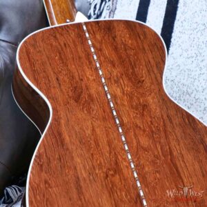 Collings Baby Series Baby-3-MR-A Baked Adirondack Spruce Top Madagascar Rosewood Back & Sides 45 Style Snowflake & Torch Peghead Inlays Natural 3.45 LBS - Image 13