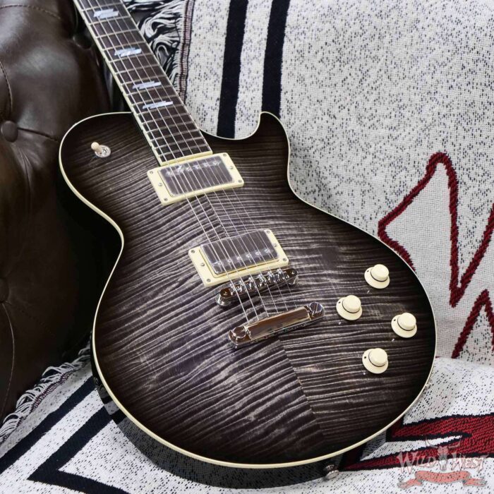 Collings CL Series City Limits Deluxe Premium Flame Top Acid Wash Charcoal Burst 8.10 LBS - Image 7
