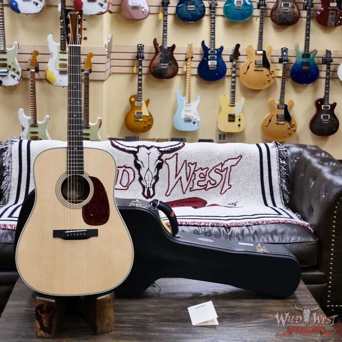 Collings D Serise Dreadnought D2H Sitka Spruce Top East Indian Rosewood Back & Sides Diamonds & Squares Inlays Natural - Image 6