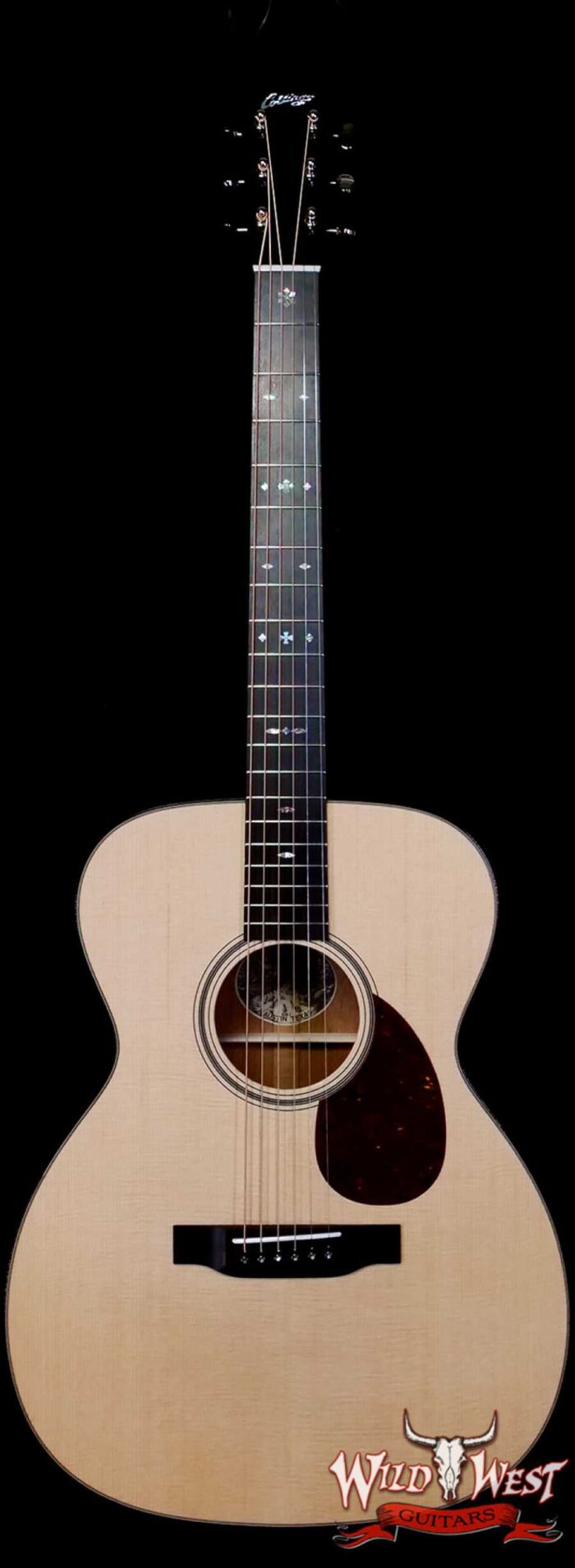 Collings OM Series OM1 Sitka Spruce Top Honduran Mahogany Back & Sides 45 Style Snowflake Inlays Natural 3.95 LBS - Image 1