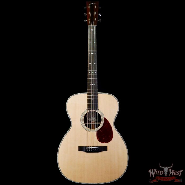 Collings OM Series OM2H Sitka Spruce Top East Indian Rosewood Back & Sides 45 Style Snowflake Inlays Natural - Image 3