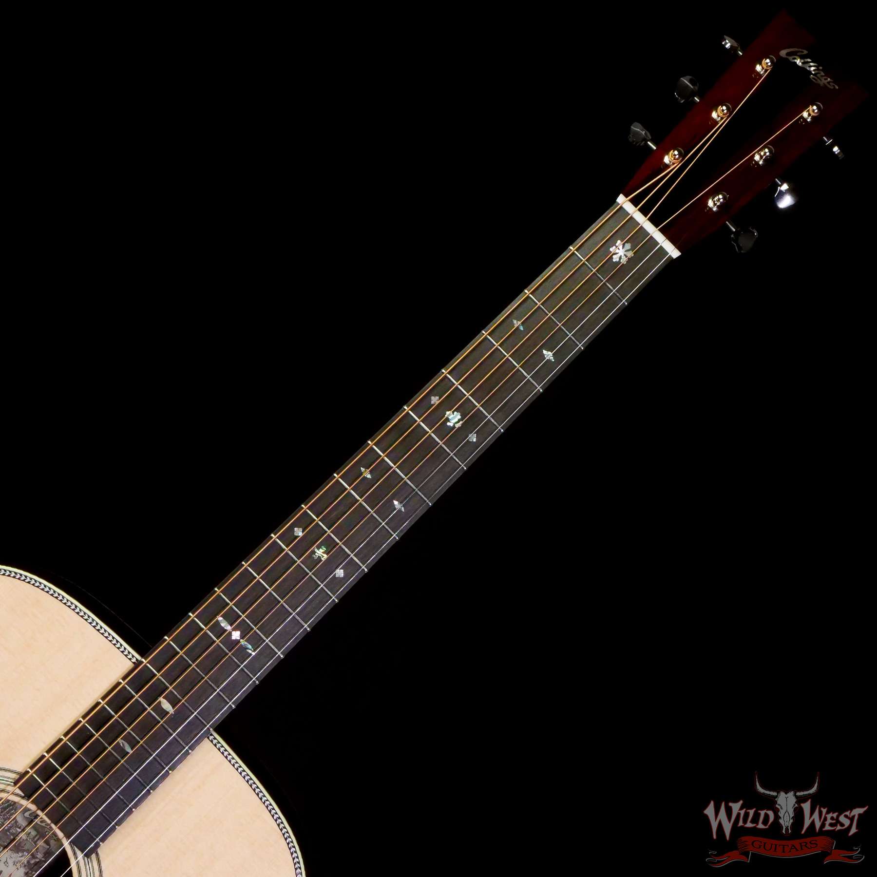 collings-om2h-33428-c2__wwg.jpg Collings OM Series OM2H Sitka Spruce Top East Indian Rosewood Back & Sides 45 Style Snowflake Inlays Natural - Image 4