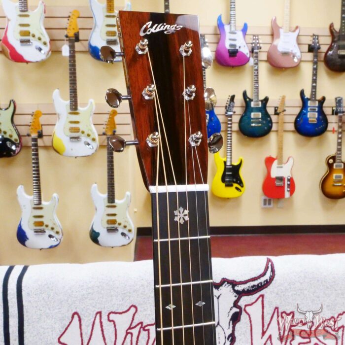Collings OM Series OM2H Sitka Spruce Top East Indian Rosewood Back & Sides 45 Style Snowflake Inlays Natural - Image 7