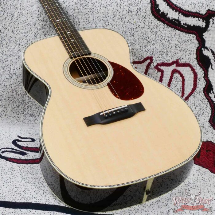 Collings OM Series OM2H Sitka Spruce Top East Indian Rosewood Back & Sides 45 Style Snowflake Inlays Natural - Image 9