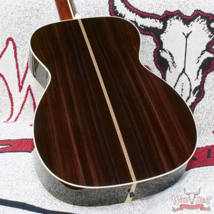 Collings OM Series OM2H Sitka Spruce Top East Indian Rosewood Back & Sides 45 Style Snowflake Inlays Natural - Image 12