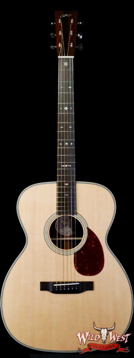 Collings OM Series OM2H Sitka Spruce Top East Indian Rosewood Back & Sides 45 Style Snowflake Inlays Natural