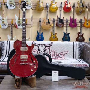 Collings SoCo Deluxe Premium Flame Maple Top Rosewood Fingerboard Lollar Low Wind Imperial Humbuckers Faded Cherry 7.15 LBS - Image 6